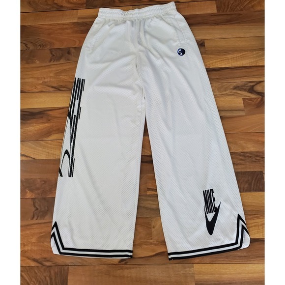 Women's Nike Sportswear Jersey Pants White/Black Casual Size S‎ - Picture 3 of 15